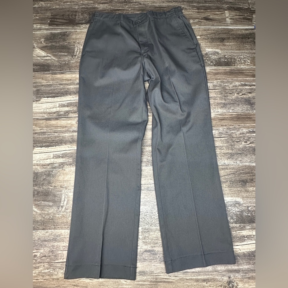 BIGMAC Workwear Pants 36x32 Gray Uniform Twill Straight Leg - GUC